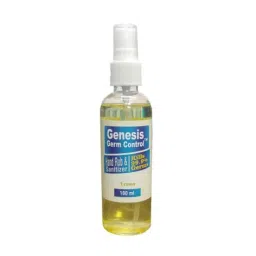 Genesis Germ Control 100ml 70% Ethyl Alcohol Based Lemon Hand Sanitizer, GGC100MLLEMON (Pack of 50)-image-95
