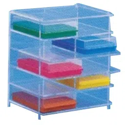 Tarsons Acrylic 8 Places Lab Revisible Rack, 241122-32