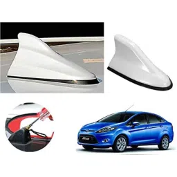 Auto Pearl ABS White Universal Replacement Shark Fin Car Roof Antenna For Ford Fiesta-image-88