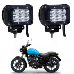 Cartronics 18W 6 LED Aluminum Bar Fog Light for Royal Enfield Thunderbird 500X-picture-33
