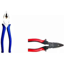 Sky Blue 2 Pcs 7.8 inch Lineman Plier Combo, SBE_PLIER_COMBO_MOD_00220-picture-49