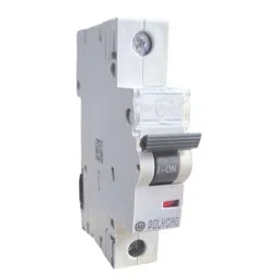 Polycab Polyshield 63A C Curve Single Pole MCB, GMM201P008 image 2