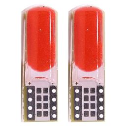 AllExtreme 4W T10 6000K Red Interior Pilot License Plate Dome Map Door Courtesy Indicator LED Parking Light for Cars Bikes &a; Motorcycles (Pack of 2)-23