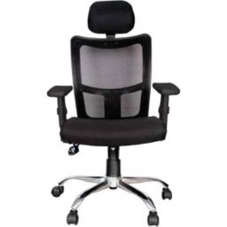 Rajpura Brio High Back Black Adjustable Arms Revolving Office Executive Chair, RSE202-Black-28