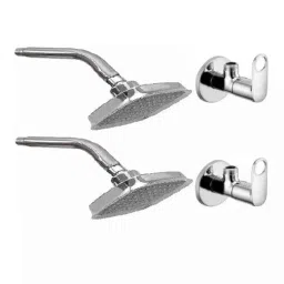 Fastgear 2 Pcs Prime Stainless Steel Silver Chrome Finish Faucet Set with Shower, FG1029-picture-37