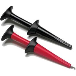 Fluke AC280 3A Red &a; Black Suregrip Hook Clips, 1610115-45
