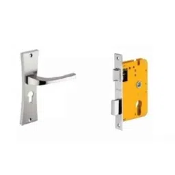 Dorset HL Series Divine 8 inch Stainless Steel Silver Chrome Finish Door Handle Lock Set with Mortise Latch (Pack of 3)-picture-40