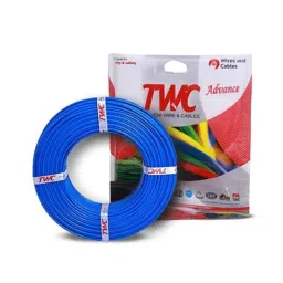 TWC Advance 1.0 Sqmm Blue FR PVC Insulated Solid Stranded Flexible Copper Wire, Length: 90m, TWCAD02-image-64