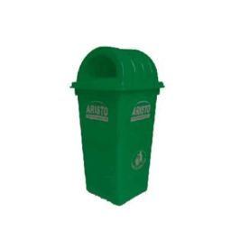 Aristo 60L Plastic Green Waste Bin with Dome Lid-image-57