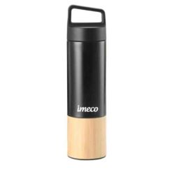 Im Eco Eco-Edge 600ml Stainless Steel Black Insulated Flask Bottle with Leakproof &a; Double Wall Vacuum-56