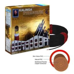 Kalinga Premium 6 Sqmm 90m Black FR PVC Housing Wire-image-1