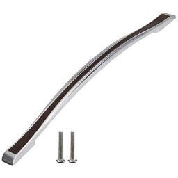 Aquieen 224mm Malleable Black Wardrobe Cabinet Pull Handle, CB43-224 (Pack of 2)-picture-1