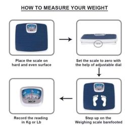 MCP BR2020 Deluxe Analog Personal Weighing Scale, Capacity: 130 kg image 3