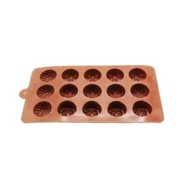 iLife Silicone Brown Flexible Chocolate Mould with Multiple Shape-image-6