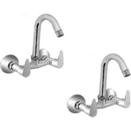 IRIS Vignet Brass Chrome Finish Sink Mixer (Pack of 2)-image-86