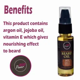Indopower DD246 30ml Absolute Nourishment Beard Oil  with 100g Activated Charcoal Facewash Combo Pack image 4
