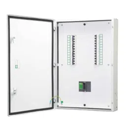 Schneider Electric Acti9 12 Ways Metal Double Door VTPN Distribution Board for 250A MCCB, A9HVD12HY-35