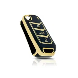 Flymaster Thermoplastic Polyurethane Black TPU Car Key Cover, BLACK-TPURKE-5-picture-16