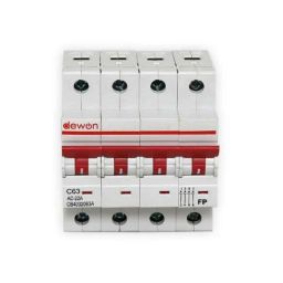 Dewon Electric 63A 10kA Four Pole Isolator, CB4002063A-7