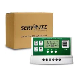 Servotech 30A 12V &a; 24V Solar Charge Controller with LCD Display-70
