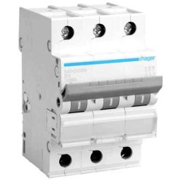Hager 10A Three Pole B Curve h3 MCB, NBN310N, Breaking Capacity: 10 kA (Pack of 4)-picture-46