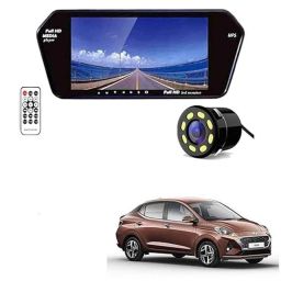 Auto Pearl CBP117 7 inch HD Bluetooth LED Touch Screen with 8 LED Reverse Camera for Hyundai Aura-42