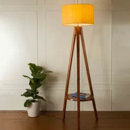 ashni Aquila Teak Wooden Floor Lamp-picture-7