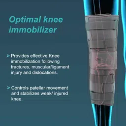 Tynor 22 Inch Comfortable Knee Immobilizer, Size: L image 2