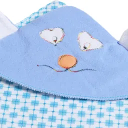 Printed Crib Hooded Baby Blanket for AC Room-image-89