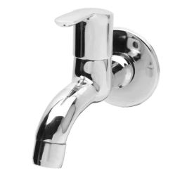 Perk Brass Lever Bib Cock with Flange, PR-201-picture-2
