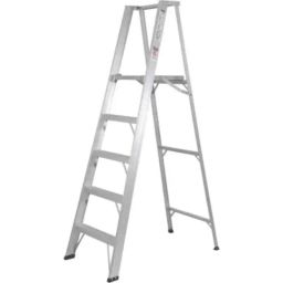 Liberti 6ft 4x2 Step Aluminium Foldable Heavy Duty Platform Ladder, P1405-image-61