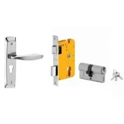Dorset HL Series Zara 70mm Stainless Steel Patina Finish Door Handle Lock Set with Both Side Key Cylinder (Pack of 3)-picture-28