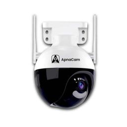 ApnaCam 1080p Full HD 3Mp Dome Outdoor PTZ Smart WiFi Camera with Alarm, Motion Alert, Color Night Vision, SD Card Support, 2 Way Audio &a; 360 deg PT-3
