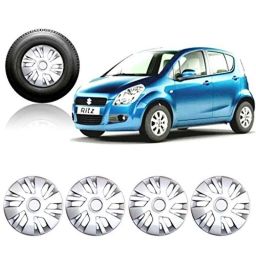 Auto Pearl 4 Pcs 14 inch Press Fit Wheel Cover Set for Maruti Suzuki Ritz-24