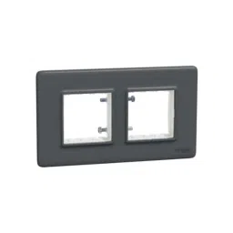 Schneider Electric Miluz Lara 4 Module Polycarbonate Anthracite Grid Cover Frame-picture-29