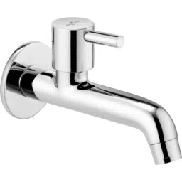 Neelkund Flora Brass Silver Chrome Finish Long Body Bib Tap-picture-3