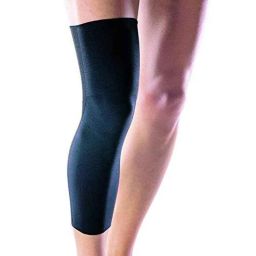 LP Support 667 Spandex, Nylon &a; Cotton Black Knee Support, Size: S-12