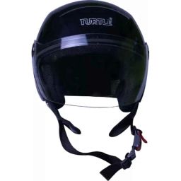 Turtle Medium Black D1 Paint Motorbike Helmet, THC-1013-picture-24