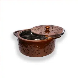 Casserole Sheesham Wooden Chapati Box | Round Hot Pot Roti Dabba with Lid | Cook and Serve Casserole-picture-17