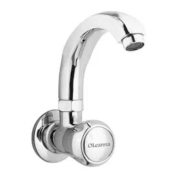 Oleanna Spark Brass Silver Chrome Finish Sink Tap with Swivel Casted Spout-image-88