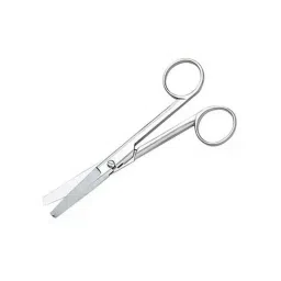 Lab Plus Scissors No.8 Straight Both Blunt 185mm Length, LP-10609-picture-42