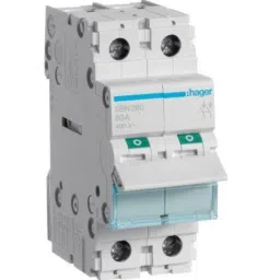 Hager 63A Double Pole C Curve Isolating Switch, SBN263N-picture-35