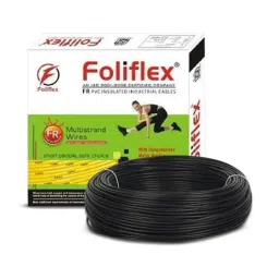 Foliflex Safety 4 Sqmm Blue Single Core FR Multistrand PVC Flexible Wire, Length: 90 m-image-35