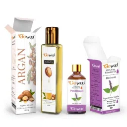 GoWoo 2 Pcs 10ml Natural Therapeutic Grade Cold Pressed Patchouli Aroma Oil &a; 100ml Argan Carrier Oil Set, GWOC1078-P39+P188-picture-34