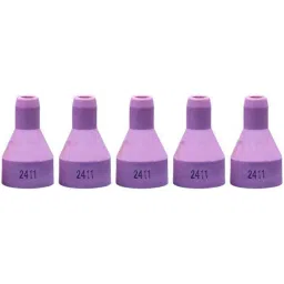 Implemental 2411 5 Pcs Ceramic Nozzle Cup Set for TIG Welding Torch, BKJAGAN843-53