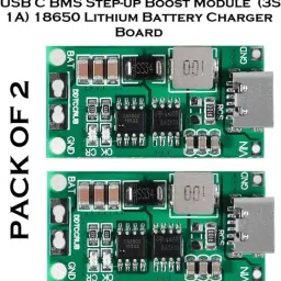 PACK OF 2 C TYPE (3S 1A)BMS Boost Module 18650 Lithium Battery Charger Board Electronic Components Electronic Hobby Kit-image-28
