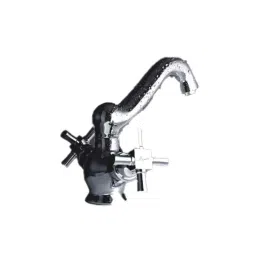 Mayur Ocich Maestro Brass Centre Hole Wall Mount Silver Basin Mixer-image-22