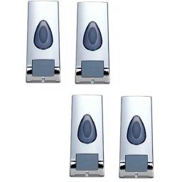 IRIS 350ml Plastic Heavy Duty Wall Mount Liquid Soap Dispenser (Pack of 4)-16