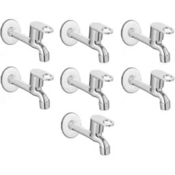 Fastgear Prime Stainless Steel Long Body Tap with Wall Flange (Pack of 7)-image-58