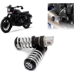 Auto Pearl 2 Pcs Steel Black Foot Rest Spring Coiled Set for 42-picture-43
